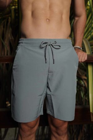 Bermuda Walk Comfort Cinza Claro