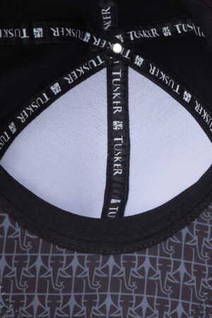 Boné Infantil  Stiff Cap Original Tusker Preto/Chumbo - Image 3