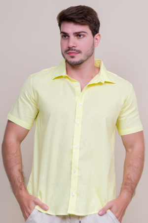 Camisa Linho Slim Fit New Mellon