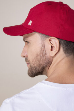 Boné Adulto Dad Cap Vermelho - Image 3
