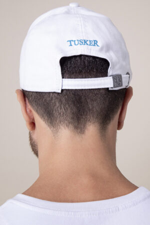 Boné Adulto Stiff Cap Original Tusker Branco/Turquesa - Image 4