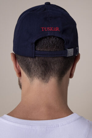 Boné Adulto Stiff Cap Original Tusker Marinho/Vermelho - Image 4