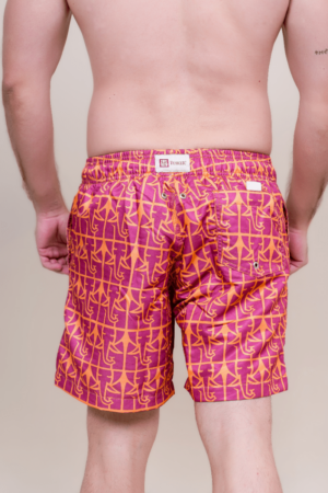 Short Voley Adulto Original Tusker Marsala/Abóbora